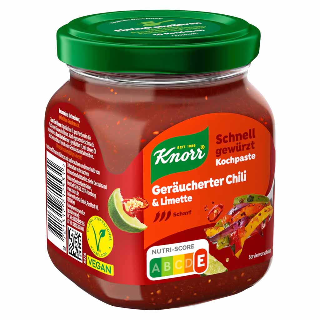 Chili-Paste, Chili-Sauce, Knorr, Geräucherte Chili, Limette