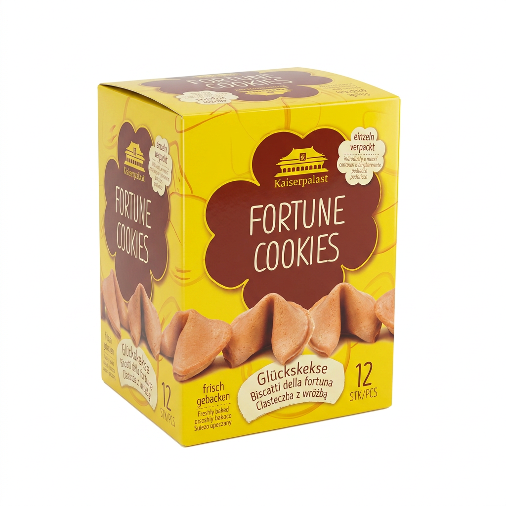 Fortune Cookies, Kekse, Snack, Frisch gebacken, 12 Stk