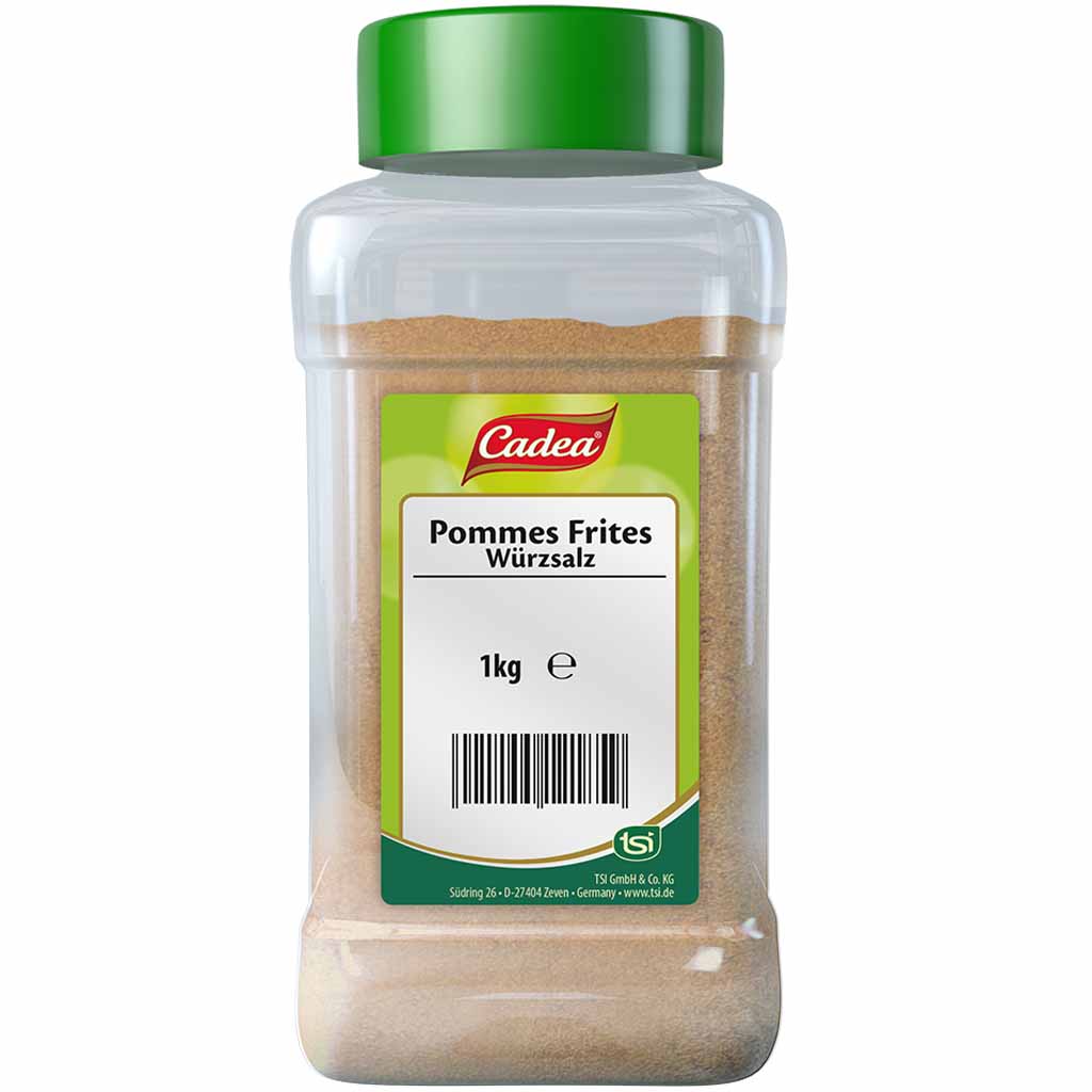 Cadea Würzsalz Pommes frites 1000g MHD 30.08.29