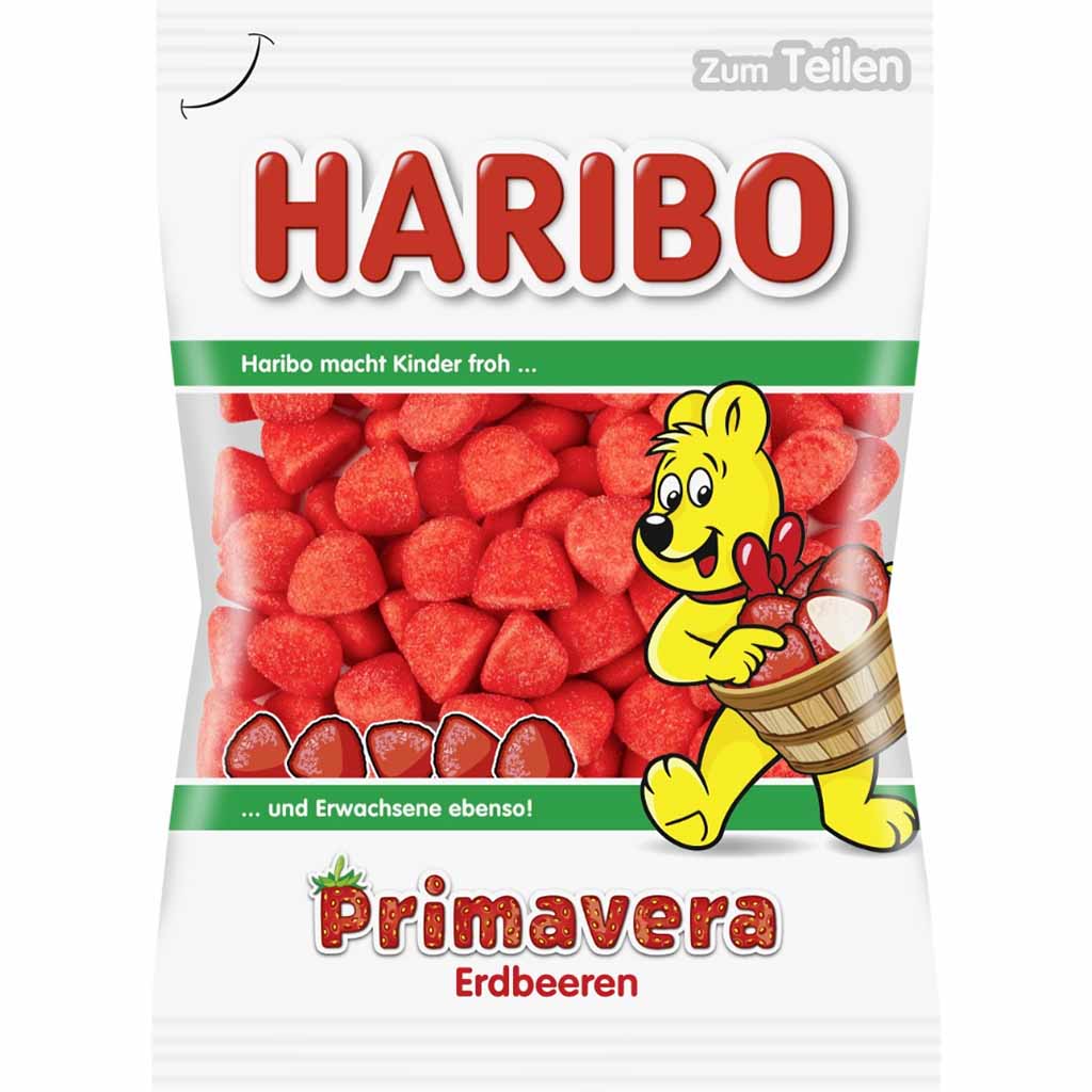 Haribo Primavera Erdbeeren 200g MHD 30.06.27