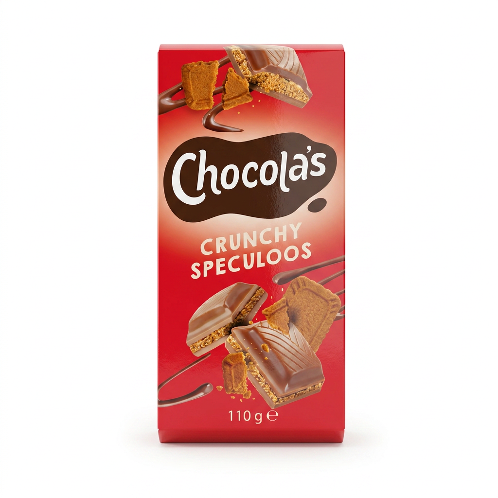 Schokolade, Crunchy, Speculoos, 110 g, Riegel