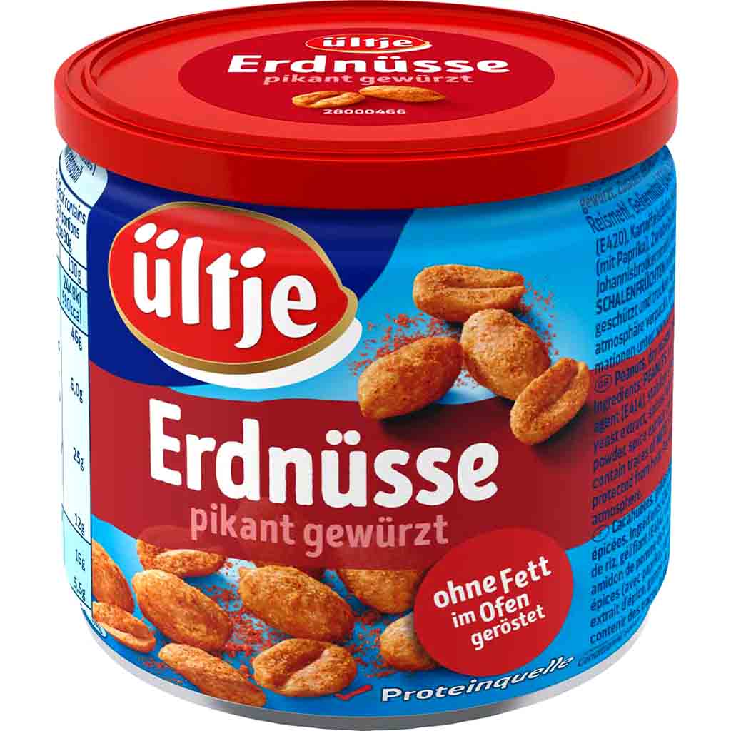 Erdn ültje Erdnüsse pikant gewürzt 180g