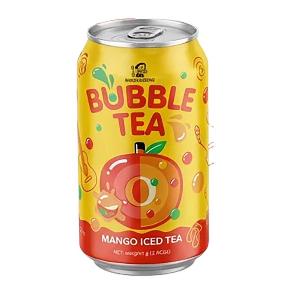 Bubble-Tee, Mango, Gekühlt, Dose, Getränk
