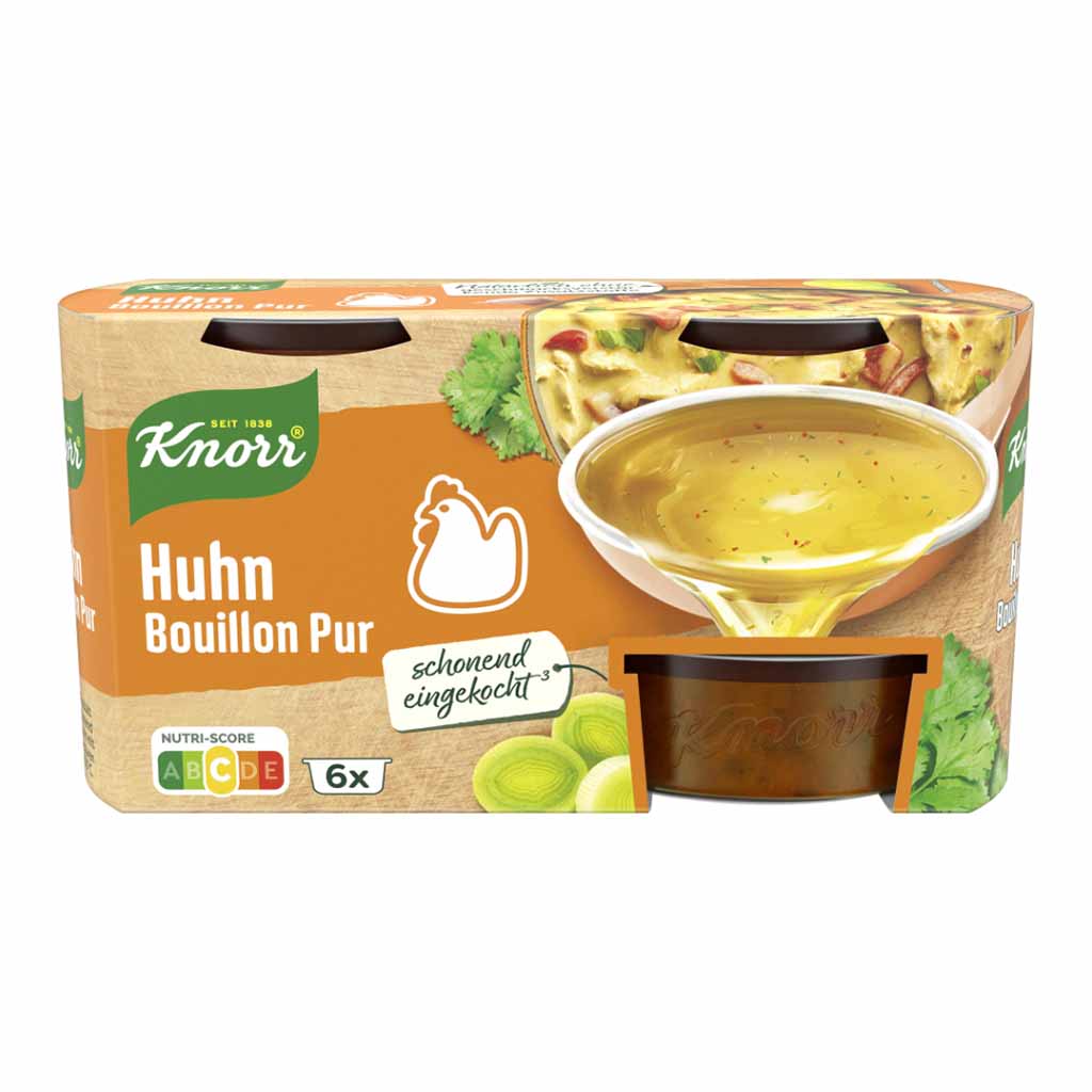 Hühnerbrühe, Brühe, Suppe, Beutel, 6x