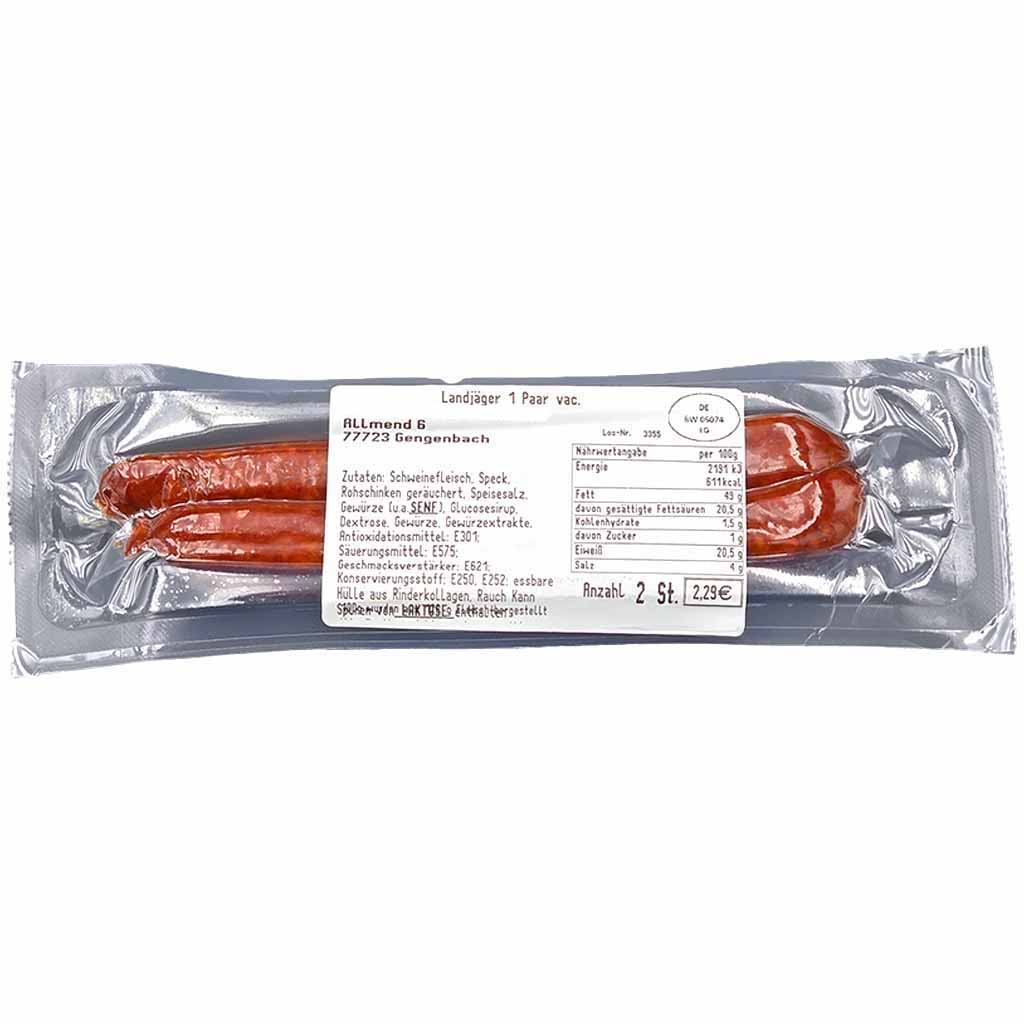 Wurst, Räucherspeck?, Rinderwurst, Wurst im Vakuum, Schweinefleisch