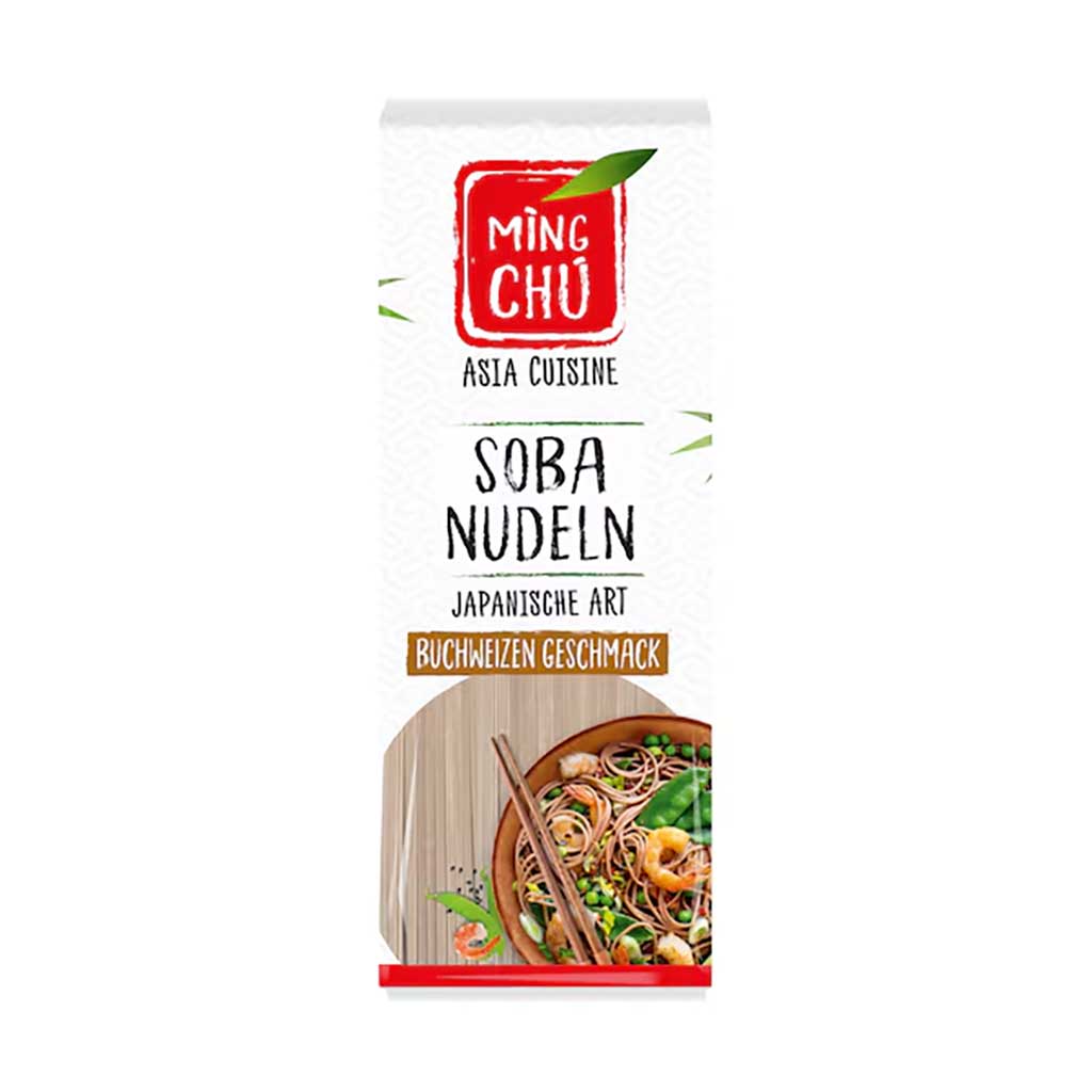 Soba Nudeln, Japanische Art, Buchweizen Geschmack, Asia Cuisine, Nudelgericht