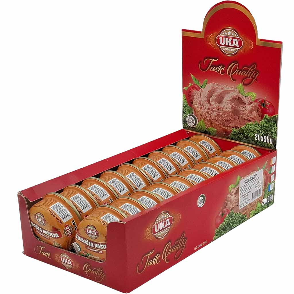 Pastete, Doseninhalt, Fleischpastete, Haltbar, UKA
