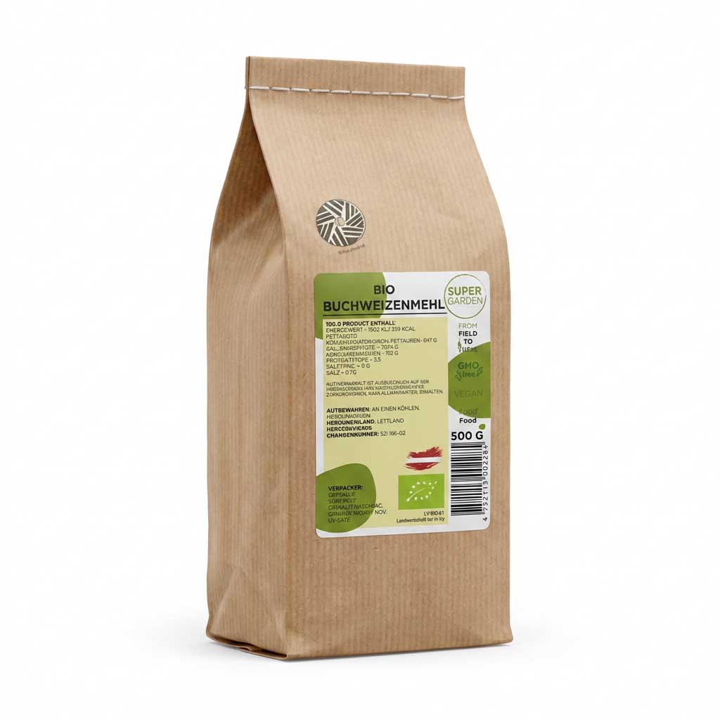 Bio, Buchweizenmehl, 500 g, Getreide, VEGAN