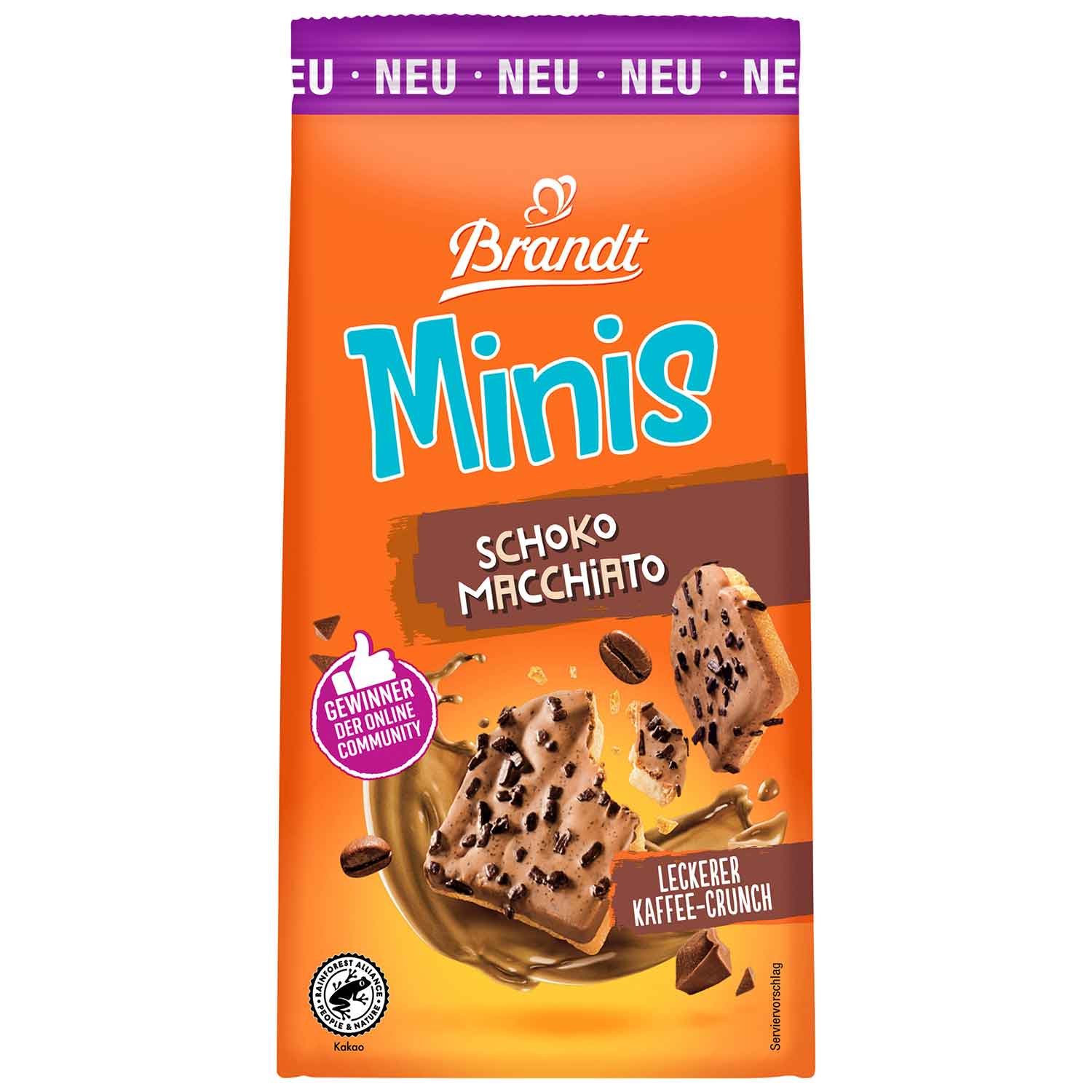 Schoko, Macchiato, Minis, Kekse, Kaffee