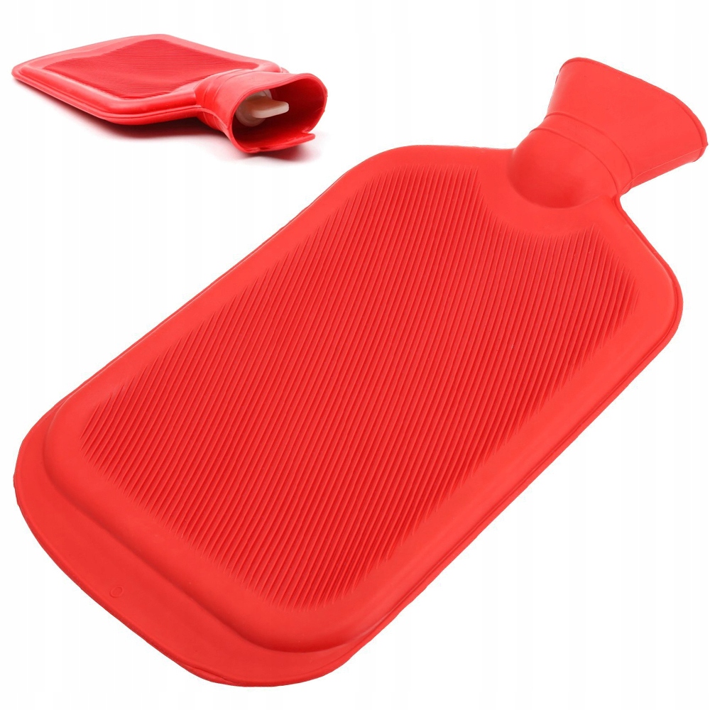 Gummi-Heizkissen, Wärmflasche, Haushaltskissen, Rot, Kühlen/Heizen (Wärme)