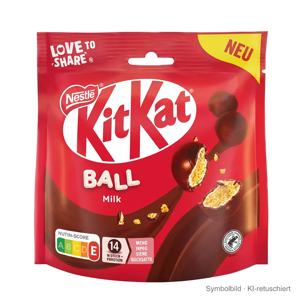 KitKat, Ball, Milch, Schokolade, Süßigkeit