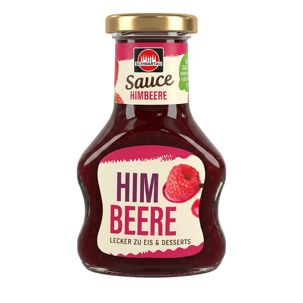 Himbeere, Himbeersaft, Sauce, Glasflasche, Rot