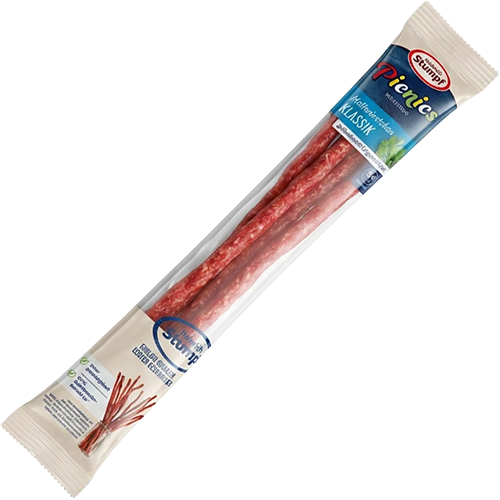 Hundesnack, Salami-Stick, Jerky, Fleischsnack, Rot
