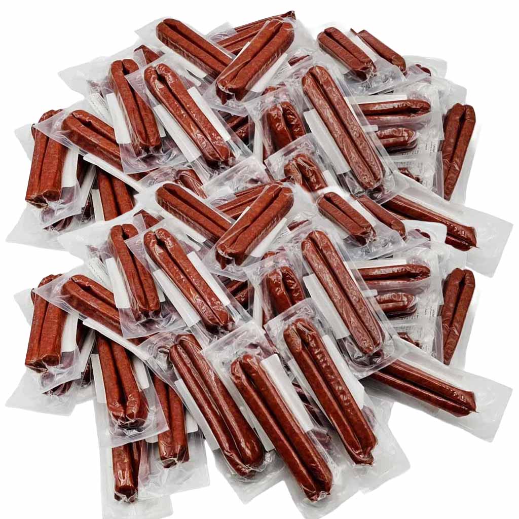 Wurst, Wurststangen, Snack, Fleischprodukt, Einwickelter Snack