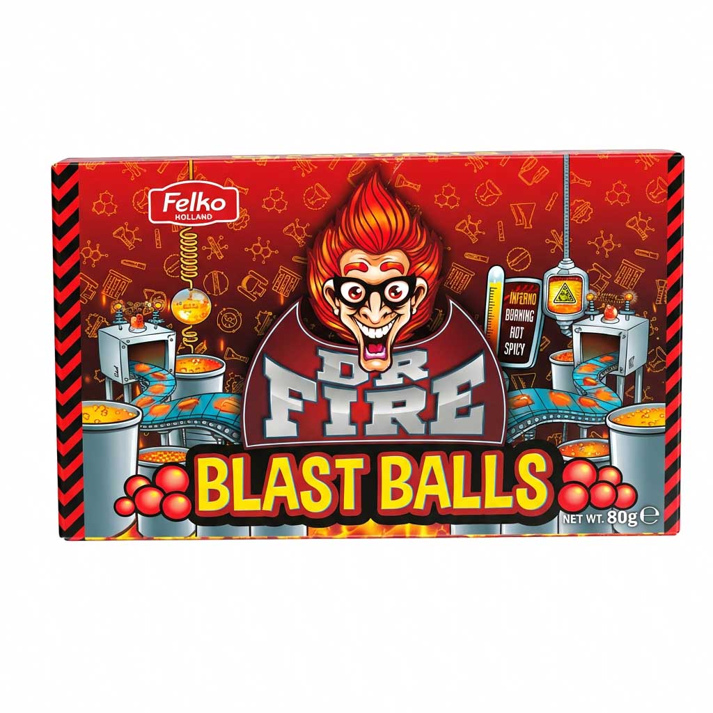 Blast Balls, Feuerkugeln, Spielzeugverpackung, Hitzebarriere?, Kernoptik