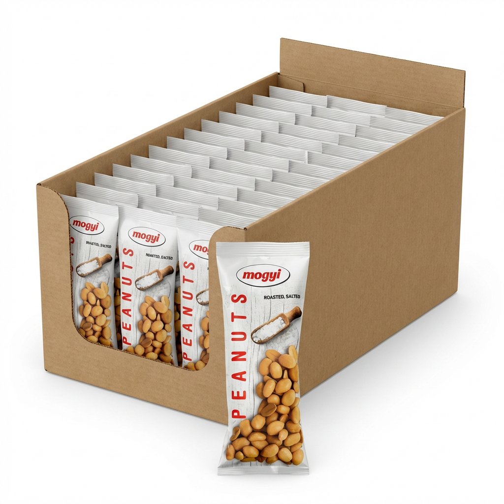Erdnüsse, Pekannüsse?, Nuss Snack, Snackbeutel, Geröstete Nüsse