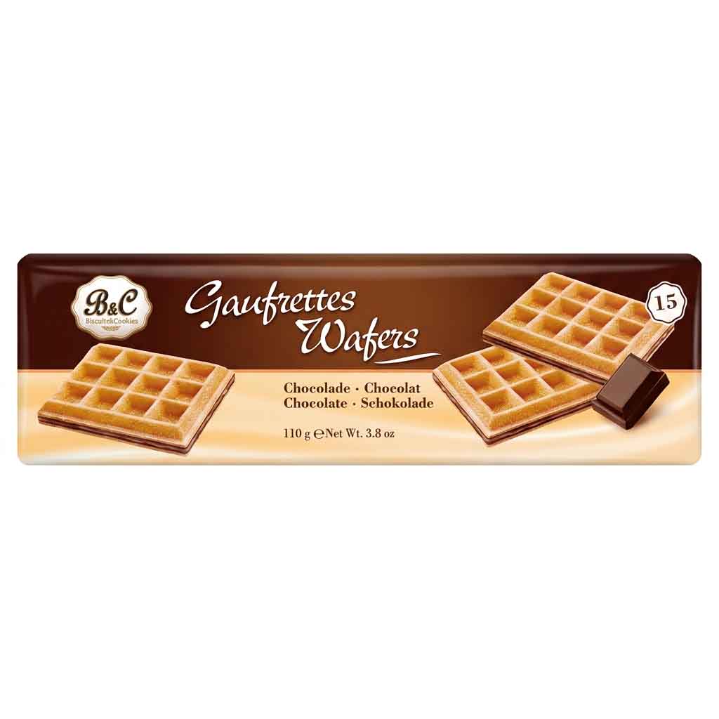 waffles, Schokolade, Snack, verpackt, braun