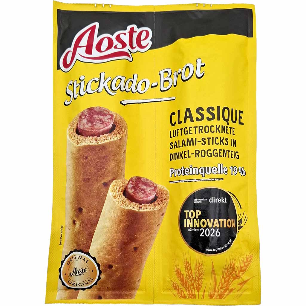 Wurststangen, Snack, Salami, Gelb, Trockenware