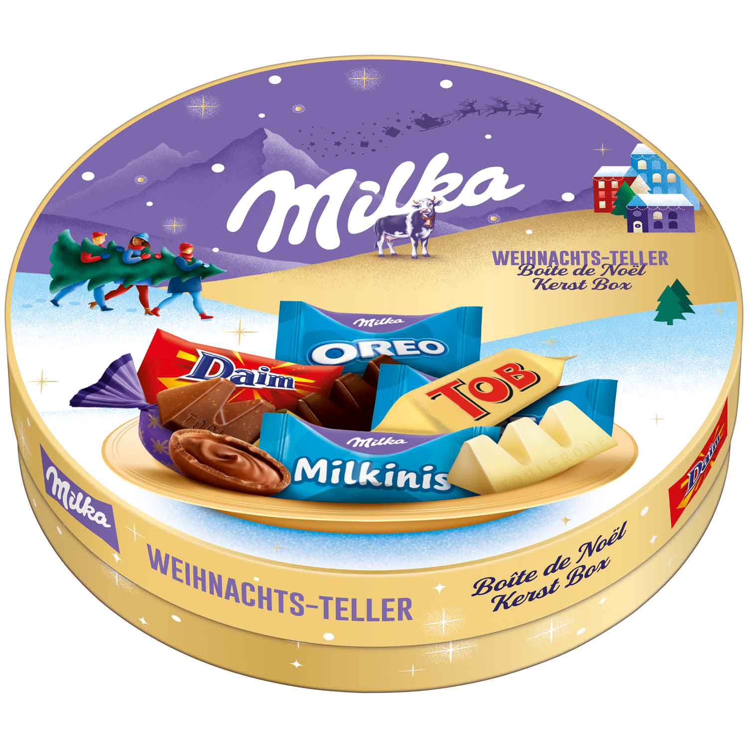 Milka & Friends Weihnachts-Teller 198g