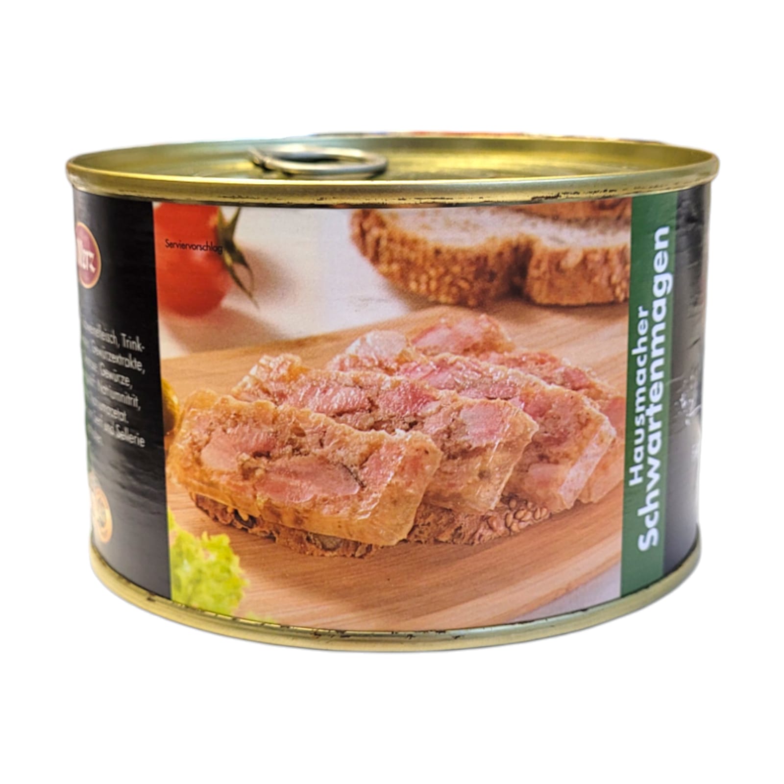 Werz Hausmacher Dosenwurst Schwartenmagen 400g MHD 30.01.27