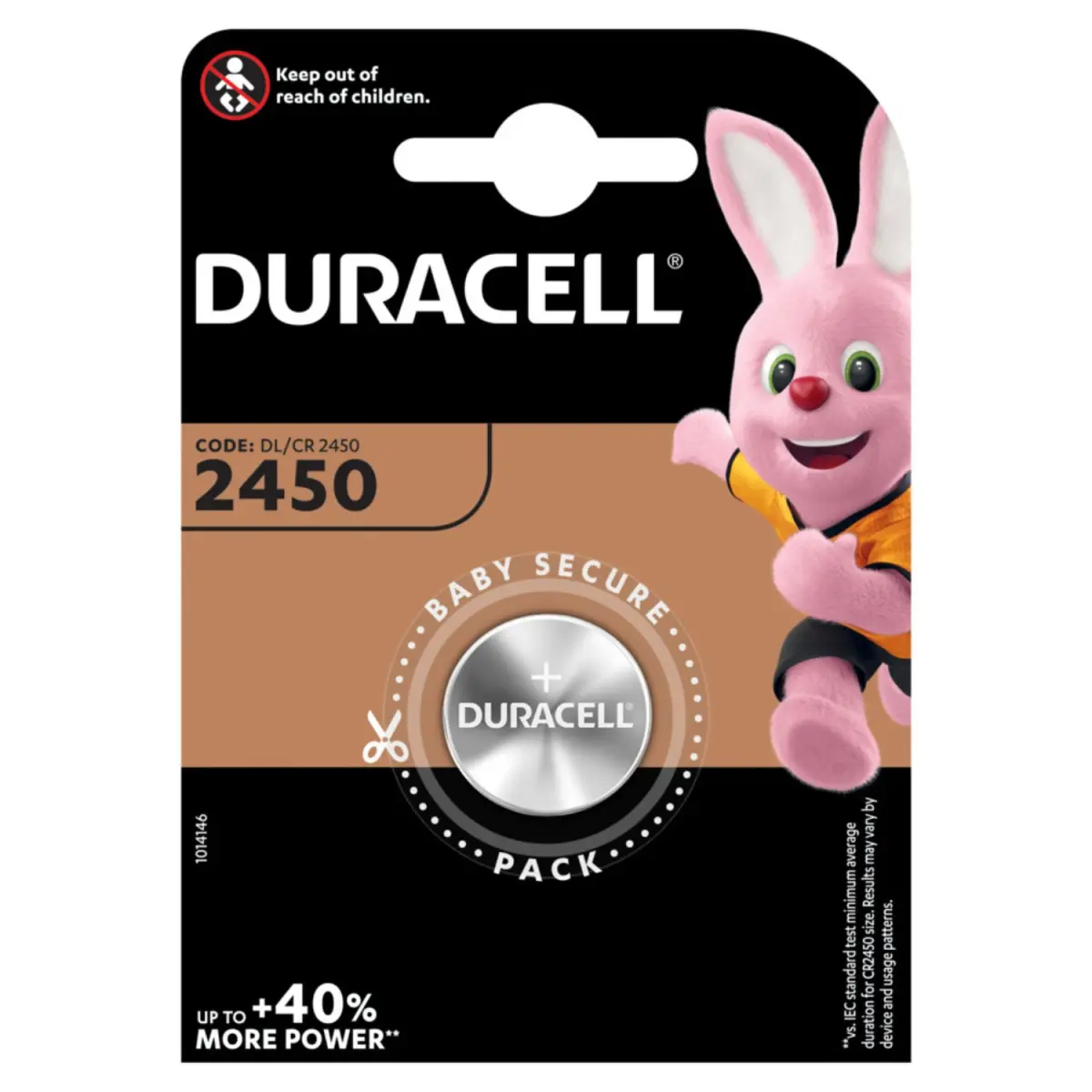 Duracell Lithium Knopfzelle CR2450 Batterie 3V – 1er Blister MHD 30.01.64