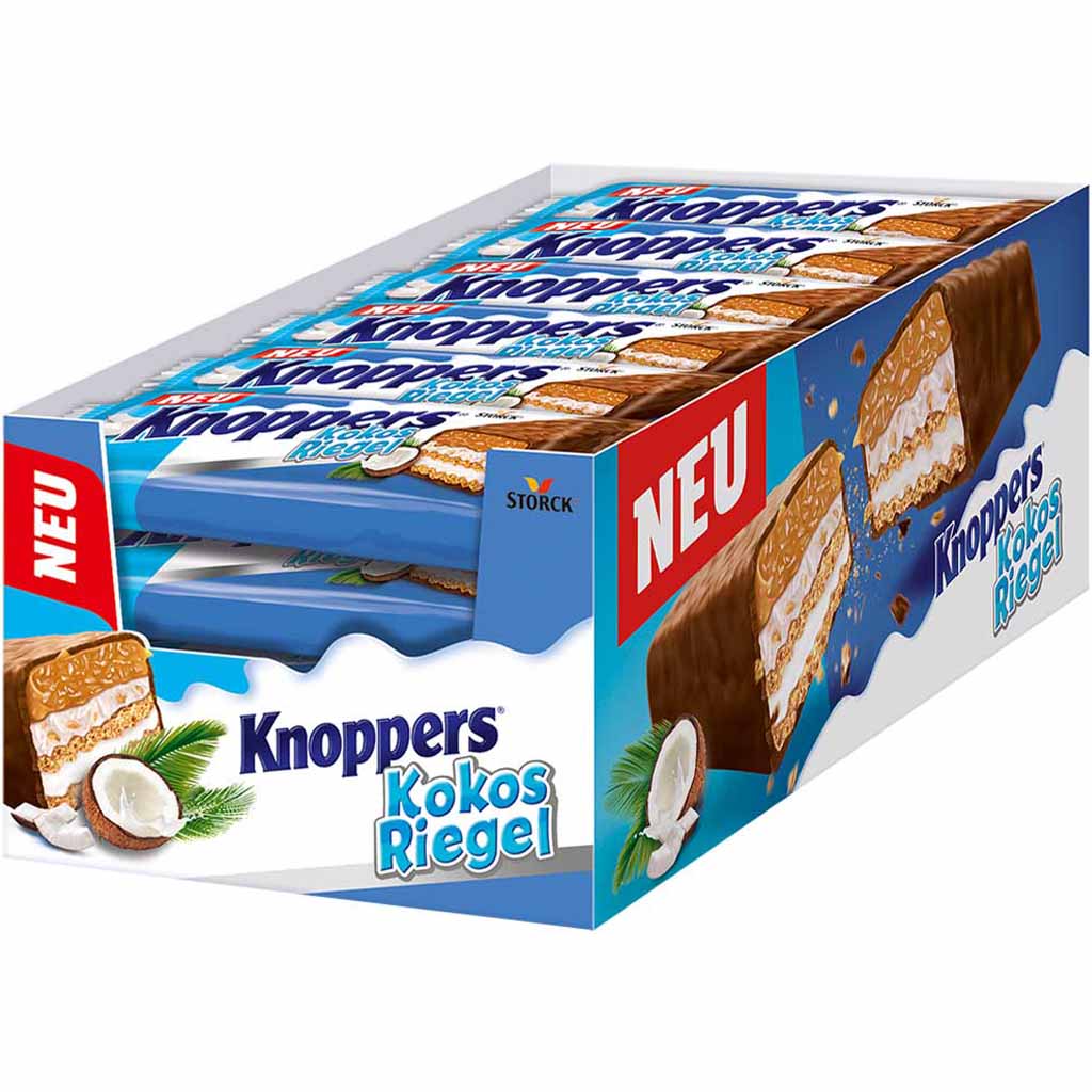 Knoppers Riegel Kokos 24x 40g=960g MHD 07.12.26