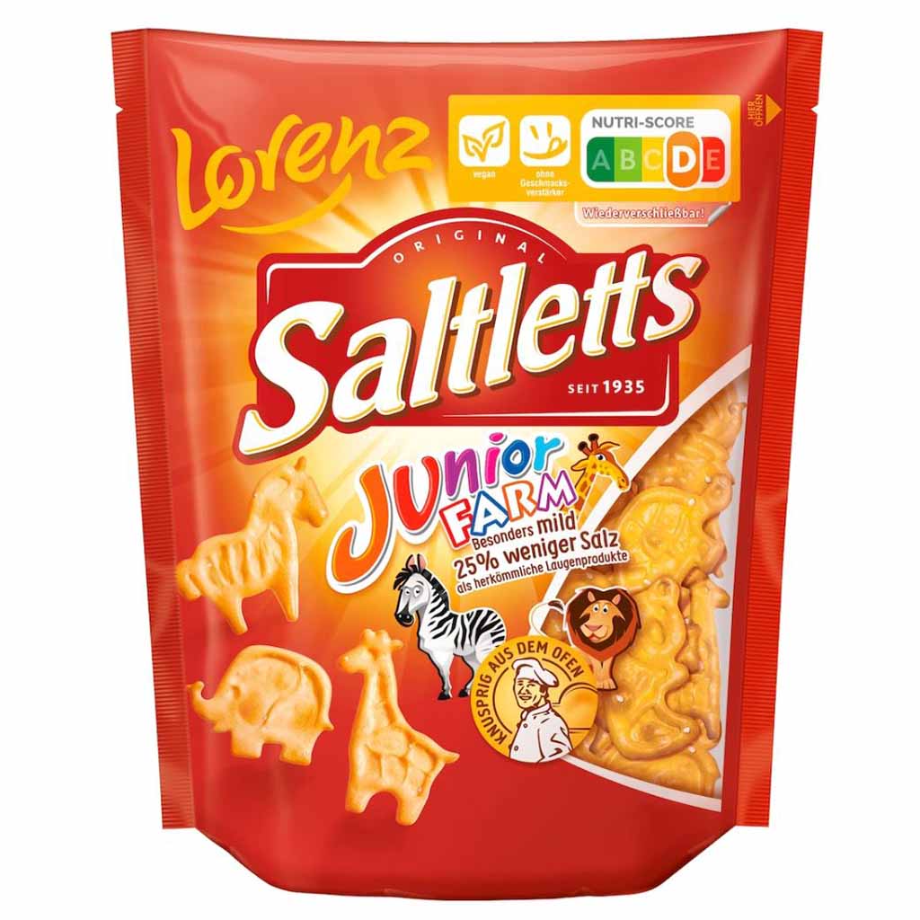 Lorenz Saltletts Junior Farm 150g Laugengebäck  GTIN 4018077895050