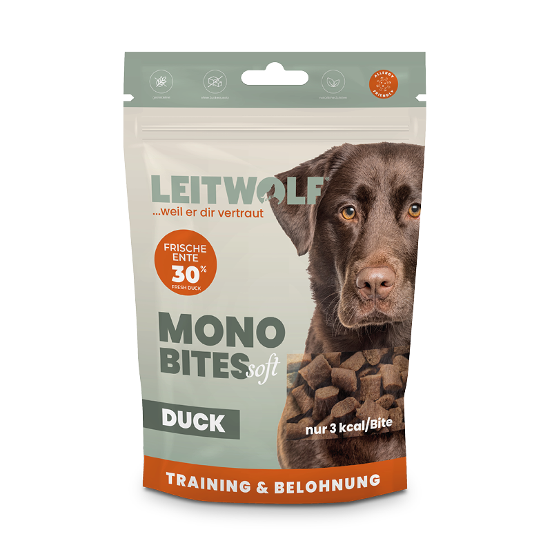 Hunde-Leckerlies, Monobo, Entenfleisch, Training, Belohnung