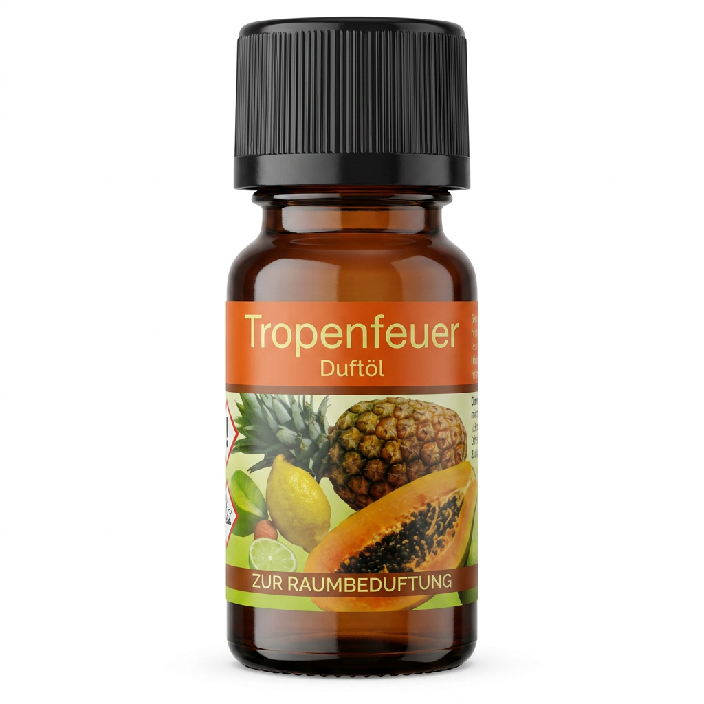 Duftöl, Aromaduftöl, Tropenfeuer, Raumduft, Fruchtduft