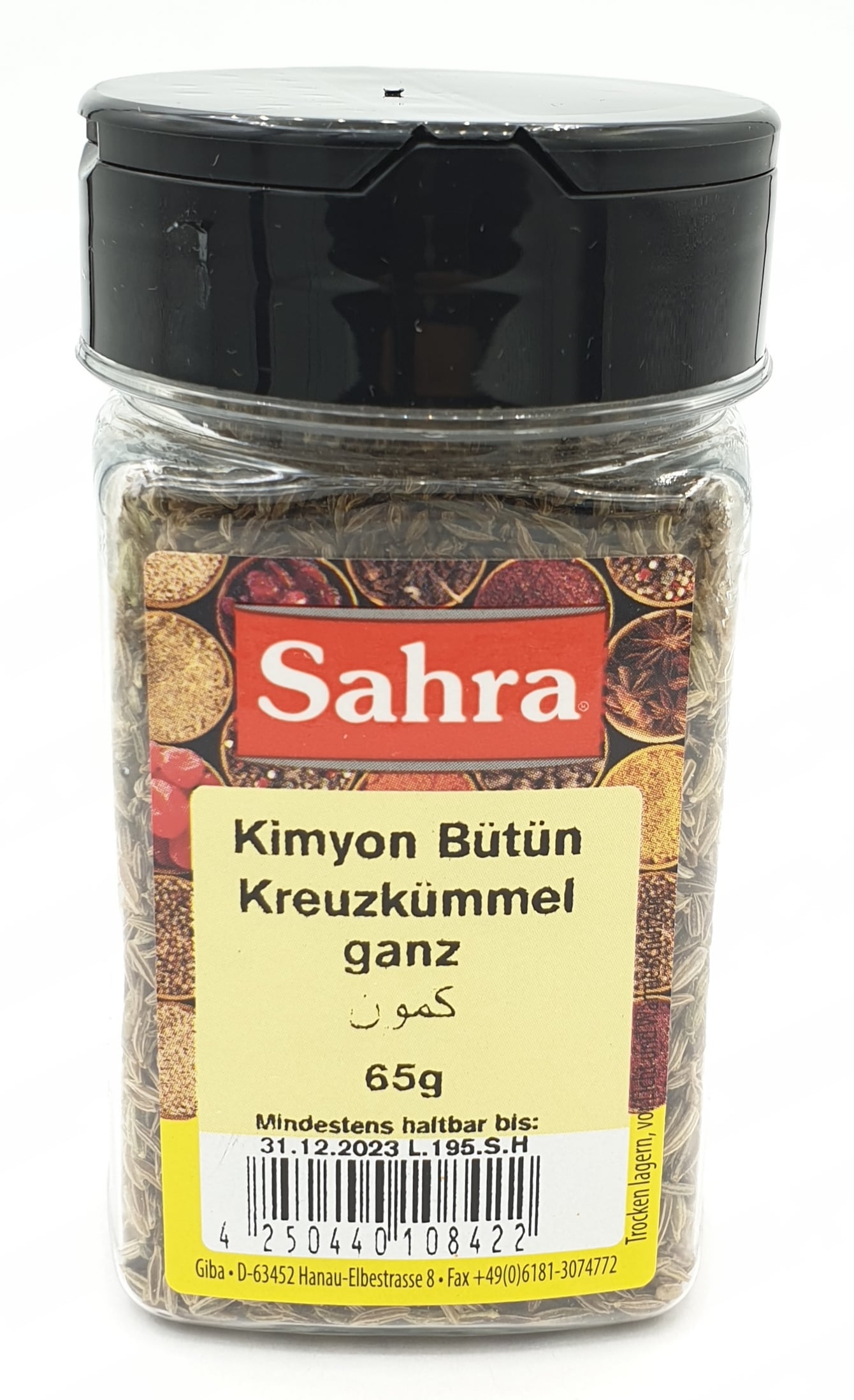Sahra Kreuzkümmel ganz 65g MHD 30.06.27
