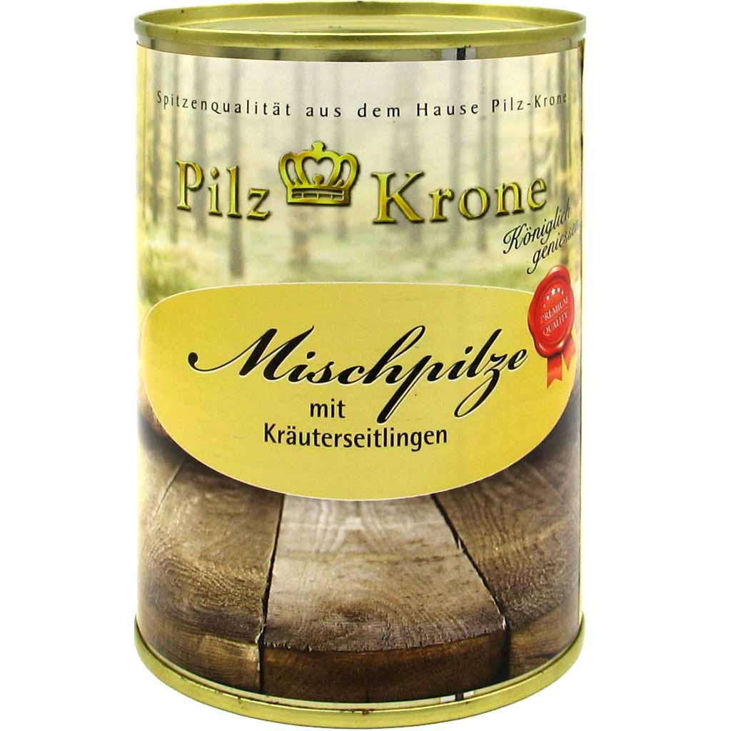 Pilz Krone Mischpilze mit Kräuterseitlingen 400g MHD 31.12.29