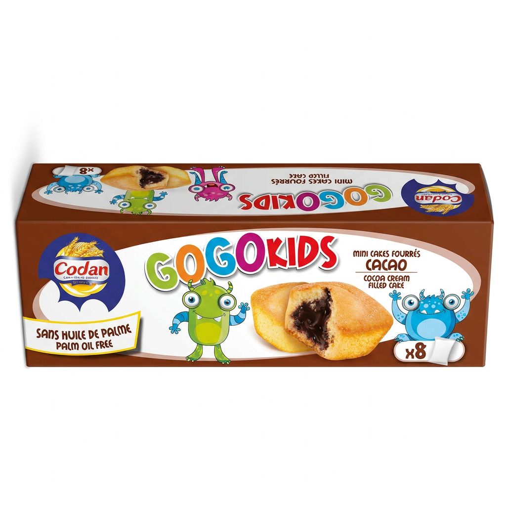 Codan Gogokids Mini Cakes Cacao 200g
