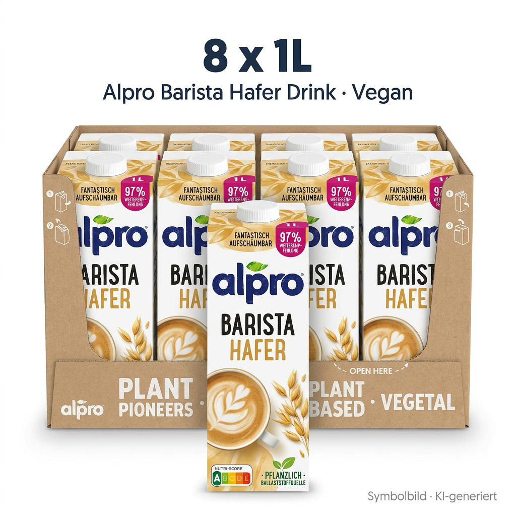 Hafer-Drink, Barista, Pflanzenbasierte Nahrung, Vegan, Sojafrei