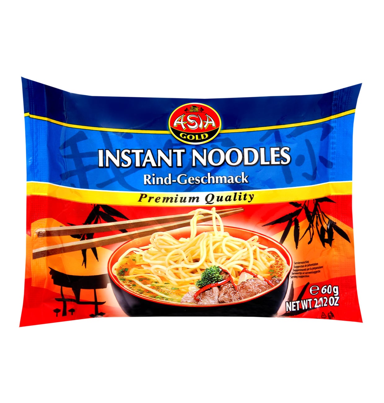 Asia Gold Instant Nudelgericht Rind 30x 60g MHD 09.06.27