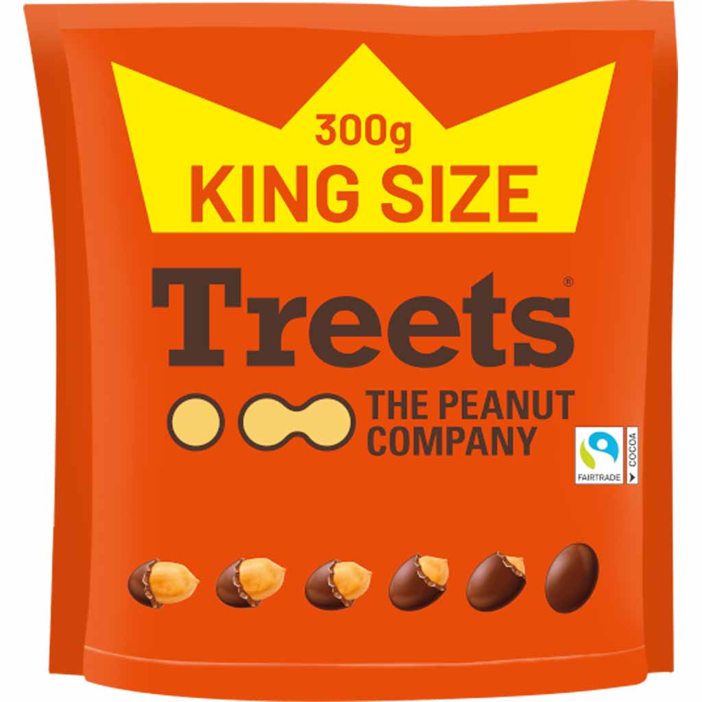 Treets - The Peanut Company Peanuts King Size 300g