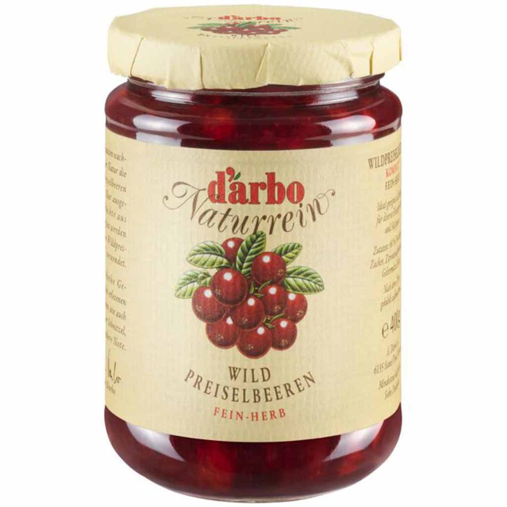 Darbo Kompott Wildpreiselbeeren fein-herb 400g
