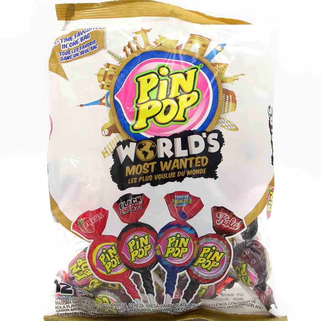 Pin Pop Worlds most Wanted Lutscher 12er 180g MHD 30.03.28