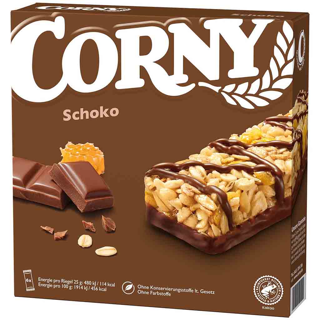 Corny Schoko 6er 150g MHD 06.05.27