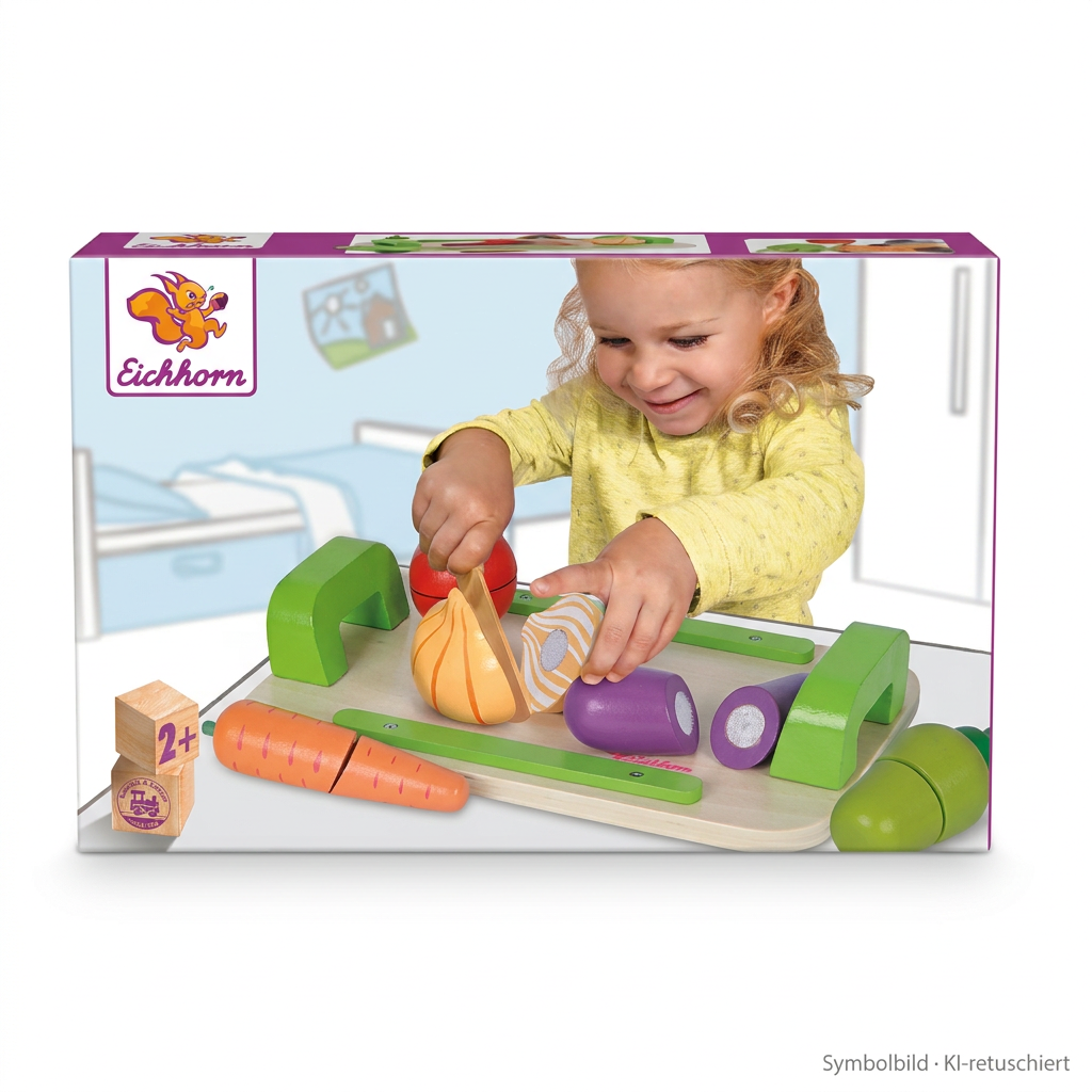 Holzspielzeug, Küchenspiel, Gemüse, Puzzlespiel, Kinder-Spielzeug