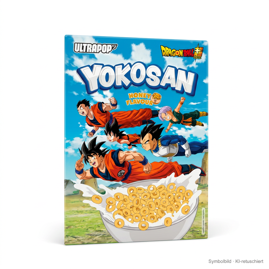 Cereal, Knusperflocken, Yokosan, Dragon Ball, Honiggeschmack