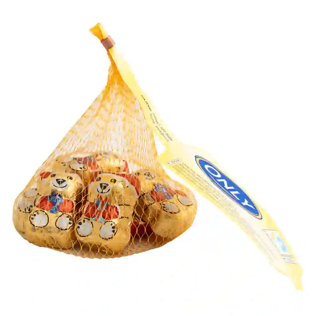 Only Weihnachtsgoldbären Milchschokolade mit Milchcremefüllung 80g MHD 31.03.28