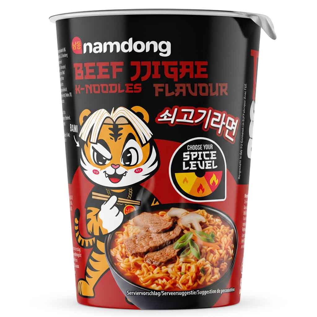 namdong K-Noodles Beef Nudelterrine 8x83g = 664g