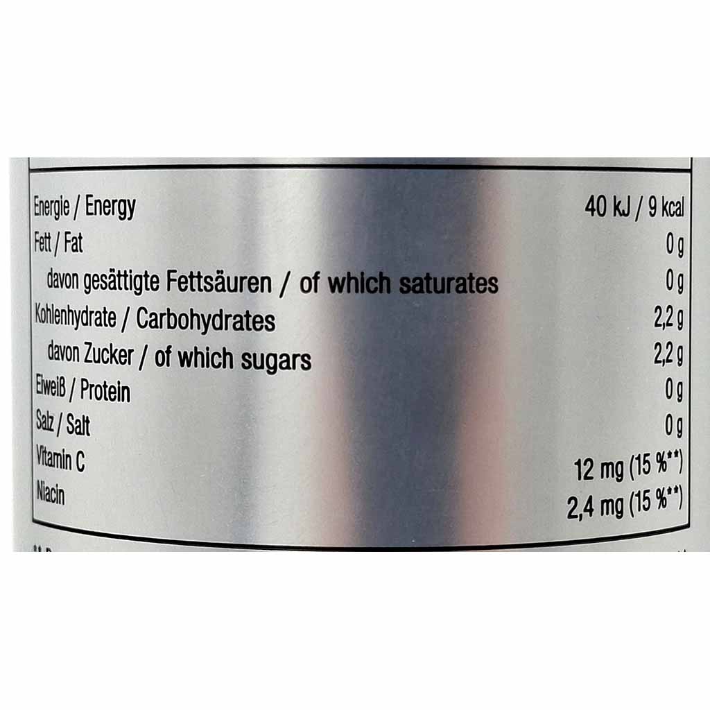 Nährwerte, Energie, Kohlenhydrate, Zucker, Vitamine