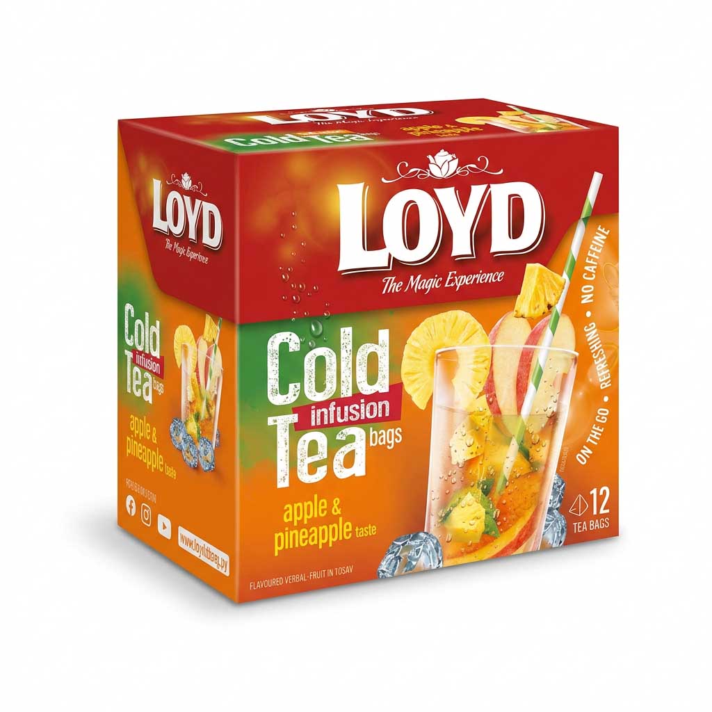 Cold Tea, Infusion, Apfel, Ananas, Beuteltee