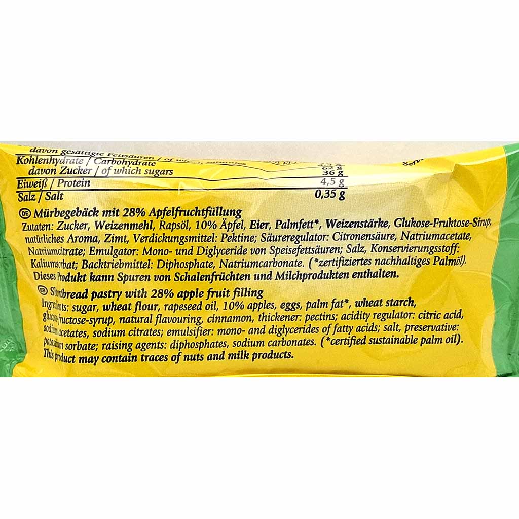 Apfelstrudel, Backware, Zutaten, Weizenmehl, Apfel