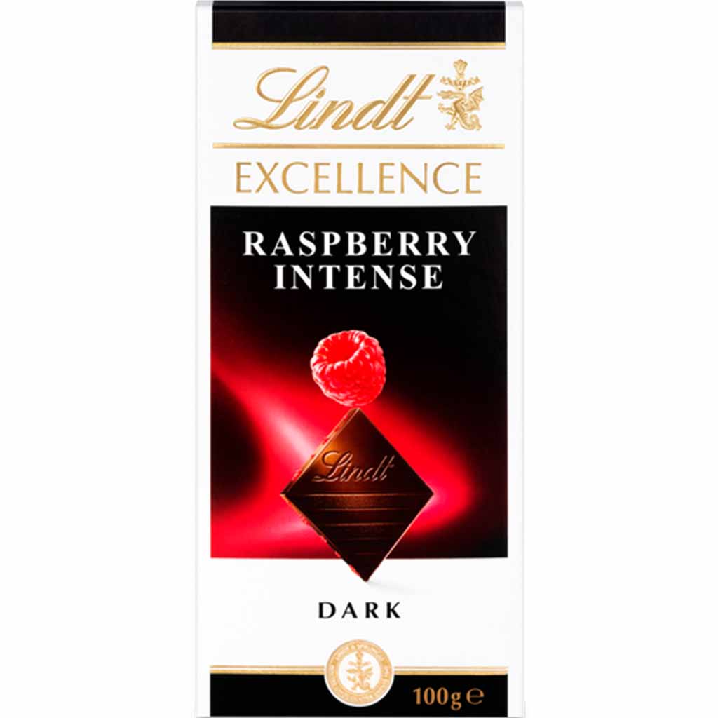 Lindt Excellence Raspberry Intense Dark 100g