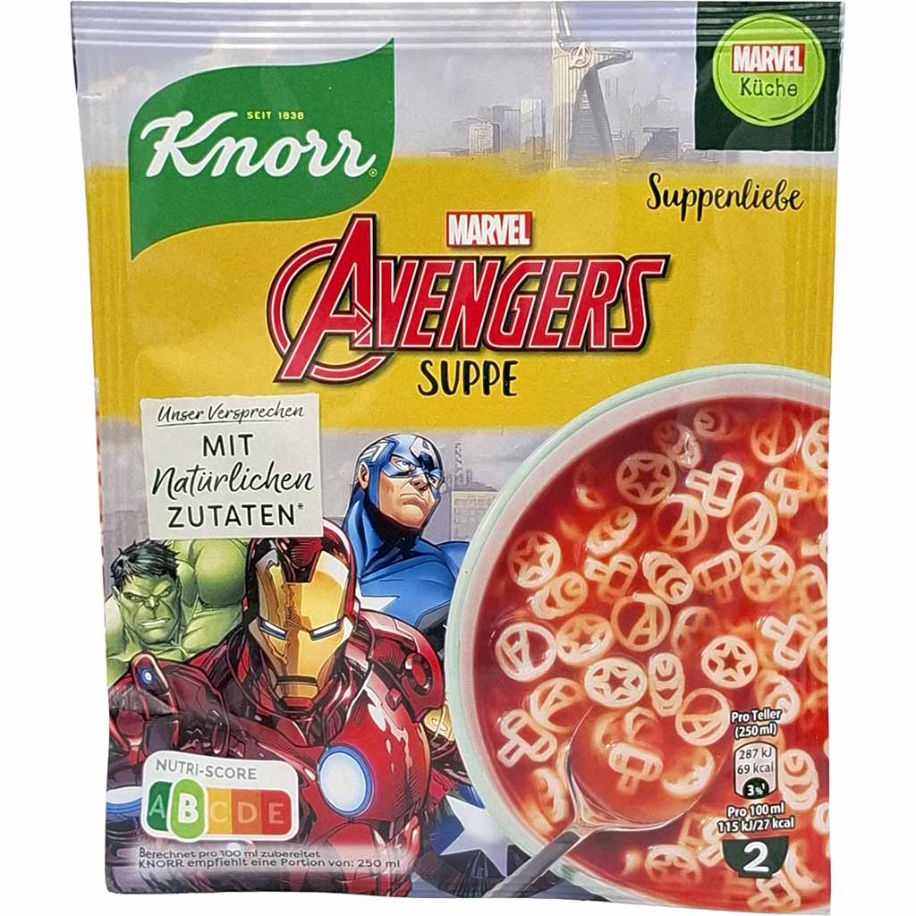 Suppenha, Avengers, Knorr, Suppe, Marvel