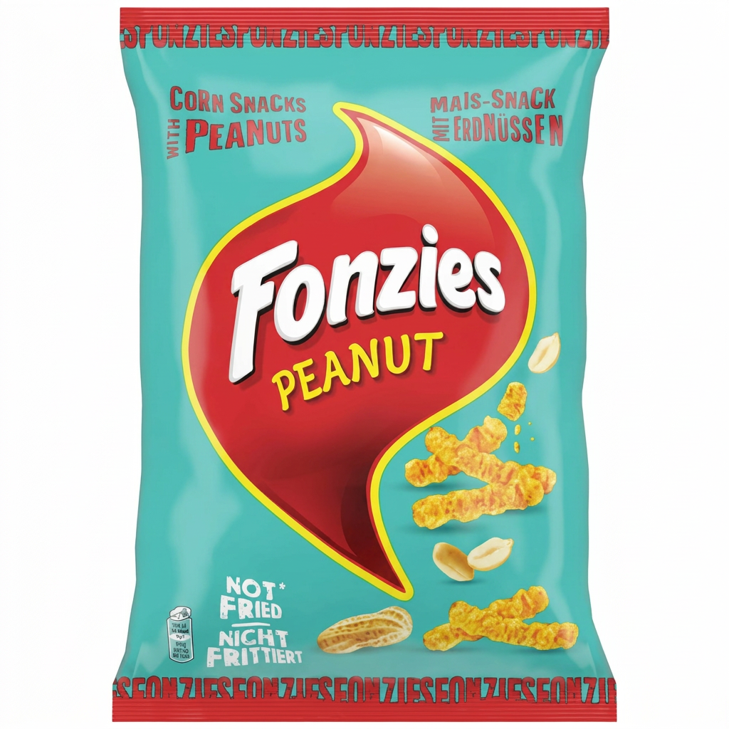 Snack, Erdnüsse, Mais-Snack, Knusprig, Beutel