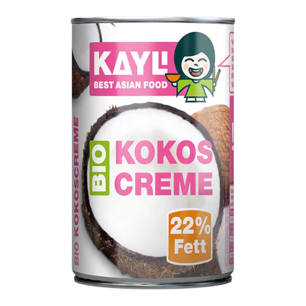 Kokos, Kokoscreme, Bio, Fett 22%, Kokosnuss