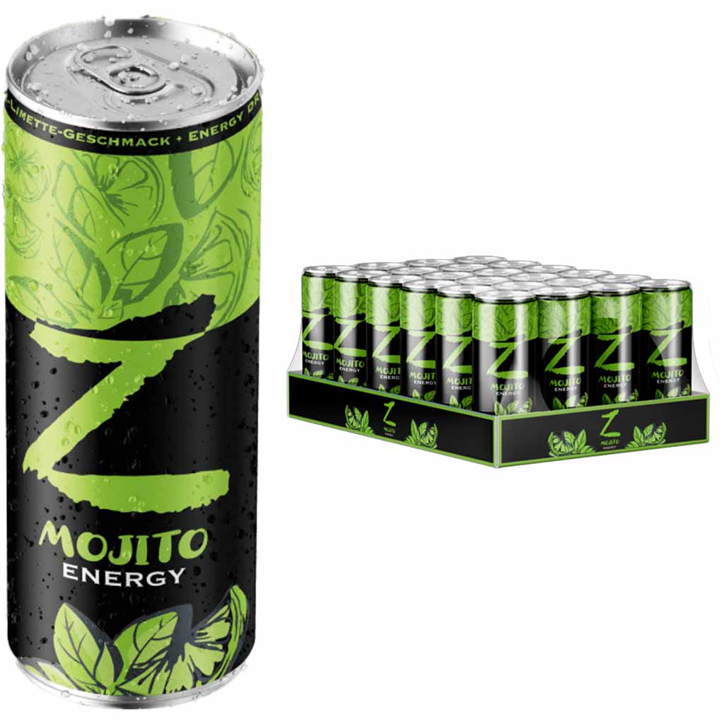 Generation Z Energy Drink im Mojito Geschmack DOSE 24x250ml = 6L MHD 31.05.27